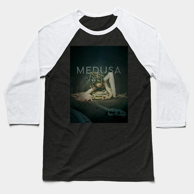 Medusa Baseball T-Shirt by Romin's Stall